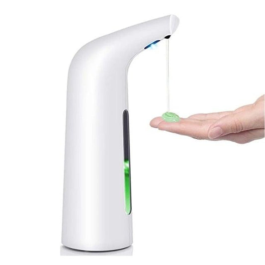 Stevvex white automatic foaming soap dispenser with infrared sensor on Tampa Home & Garden Store