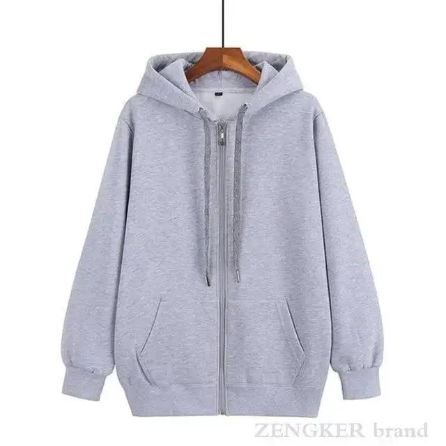 Autumn Mens Hooded Cardigan plus Size Zip Jacket