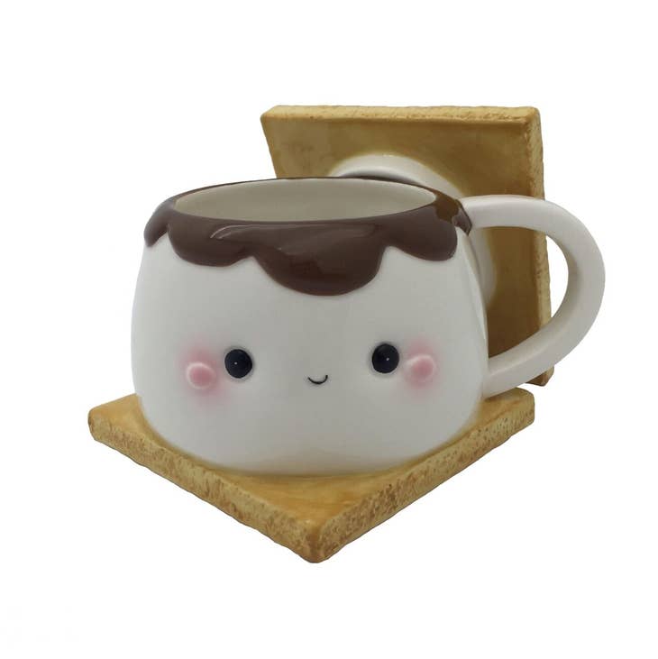 Taza de malvavisco con tapa