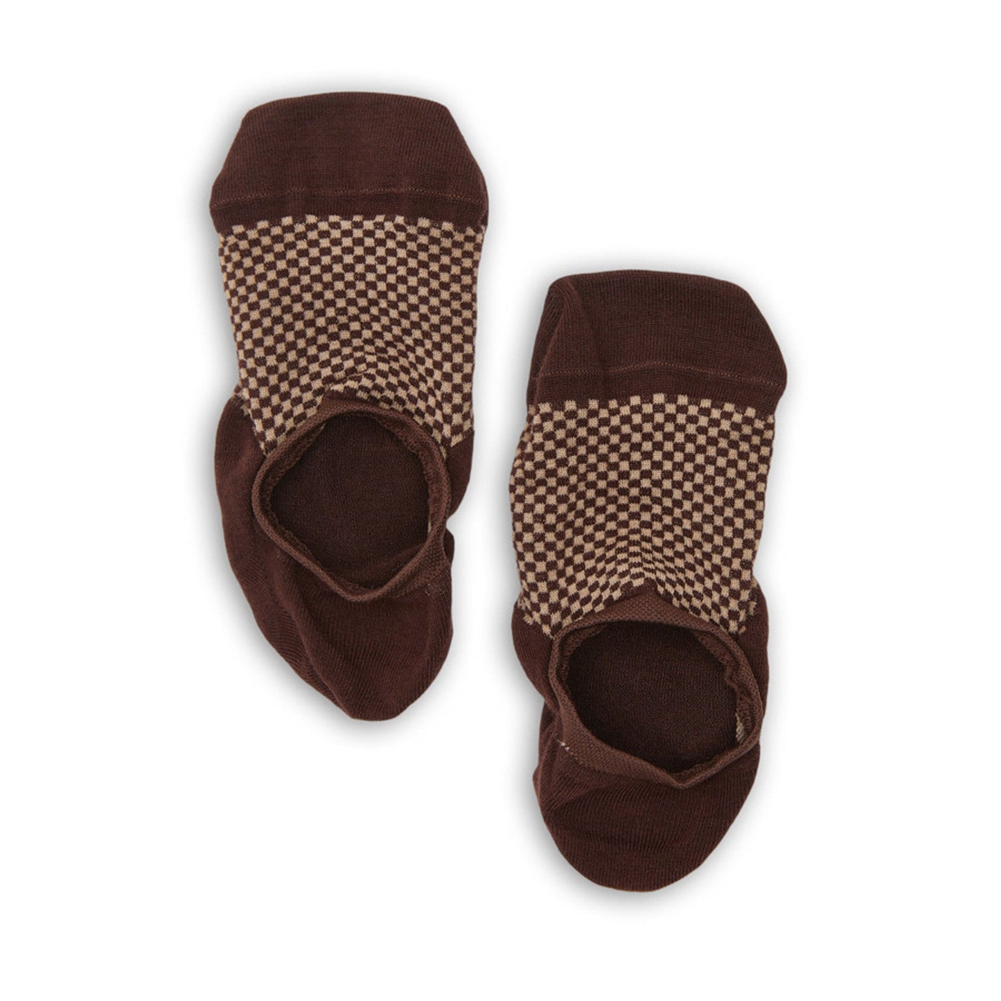 Axl & Teddy mixed 2-pack boardroom dress socks brown checkerboard footie by DeadSoxy on Tampa Home & Garden Store