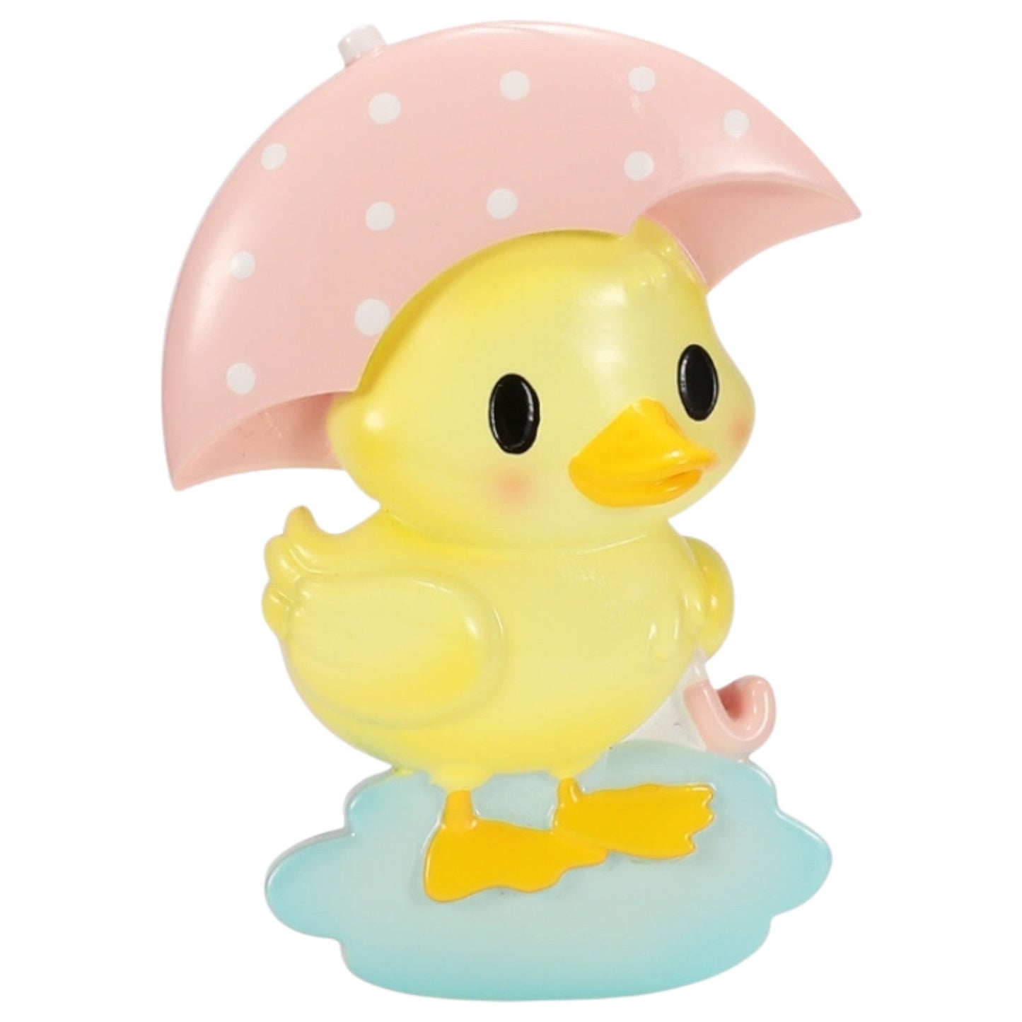 Adorable décoration de bébé canard rose