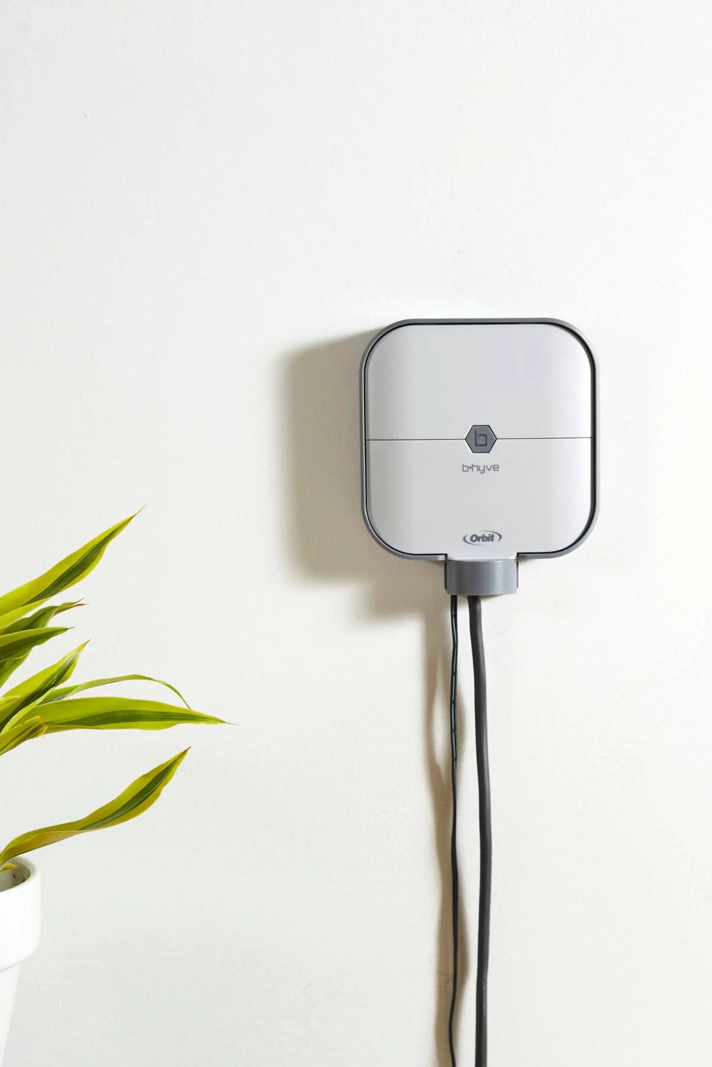 B-Hyve Smart Indoor Irrigation Controller sprinkler timer gray square wall mount Orbit on Tampa Home & Garden Store