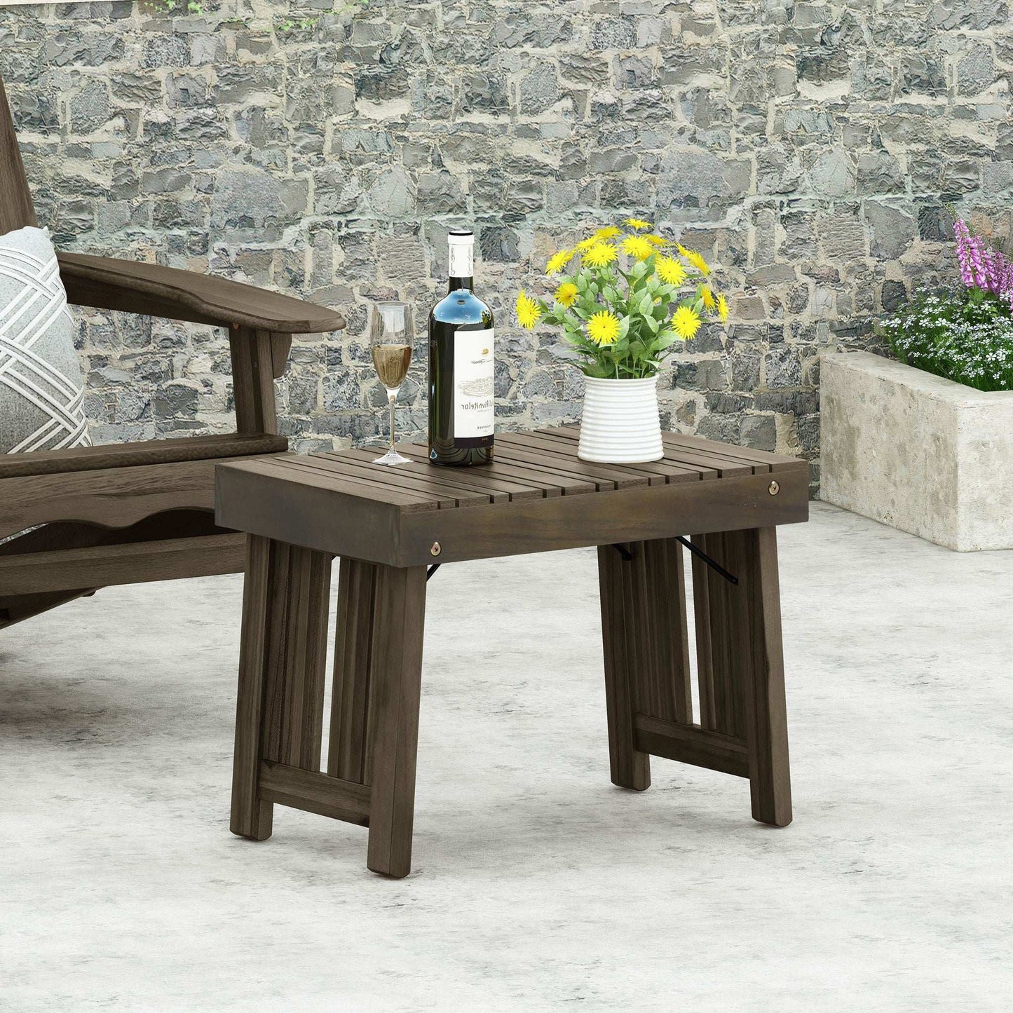 Temptation Outdoor Acacia Wood Foldable Table
