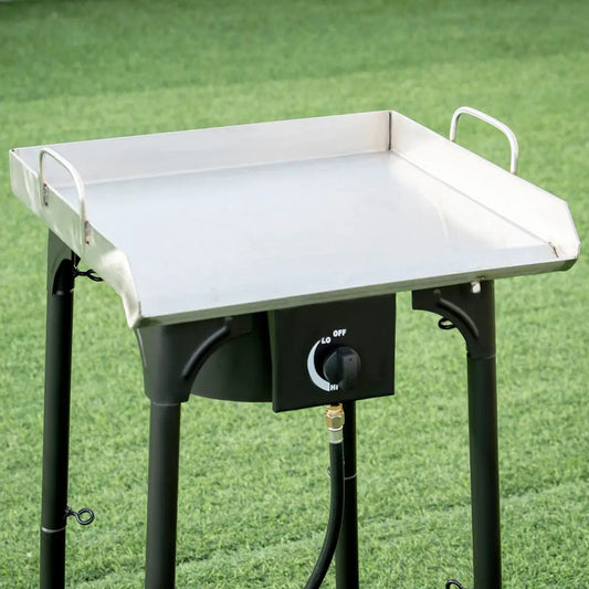100000 BTU Portable Propane Outdoor Camp Stove with Adjustable Legs - Tampa Home & Garden Store