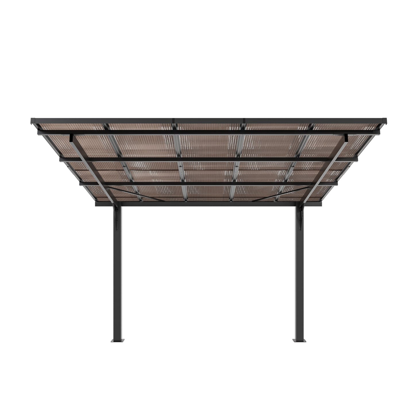 10x10ft PC Roof Carport with galvanized frame and sloped roof by HouseOfZazla on Tampa Home & Garden Store
