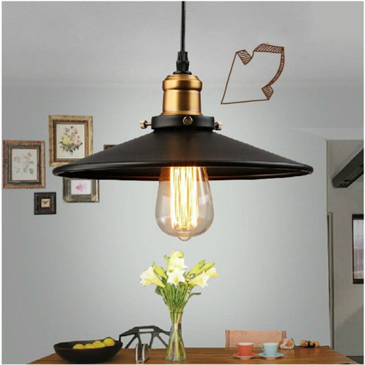 Bar and Restaurant Counter Chandelier Iron Lamp Pot Cover - Tampa Home & Garden Store