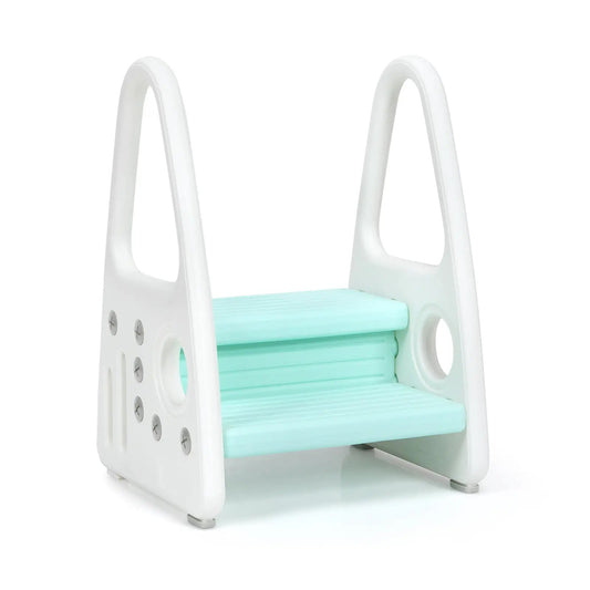 DirectDeals Kids Step Stool with Armrests, mint turquoise steps for potty and kitchen on Tampa Home & Garden Store
