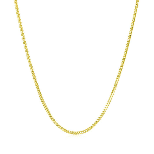 14k yellow gold Franco chain necklace 1.2mm, Bids.com on Tampa Home & Garden Store