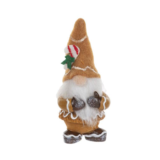 Gingerbread Gnome Pocket Charm Figurine - - Tampa Home & Garden Store