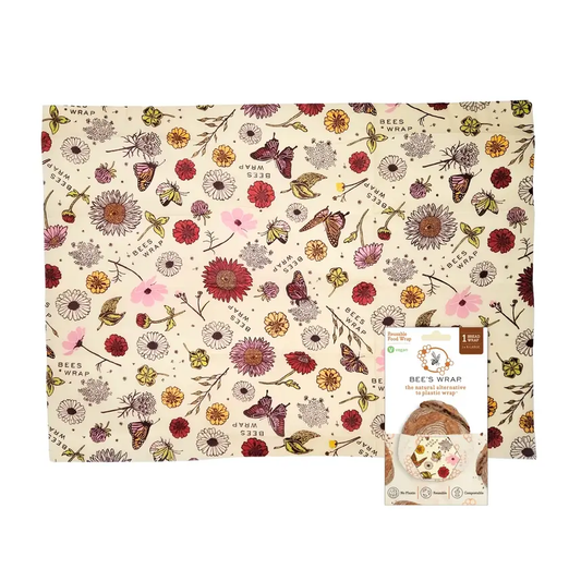 Bee's Wrap Food Wrap - Meadow Magic Bread Wrap - Tampa Home & Garden Store