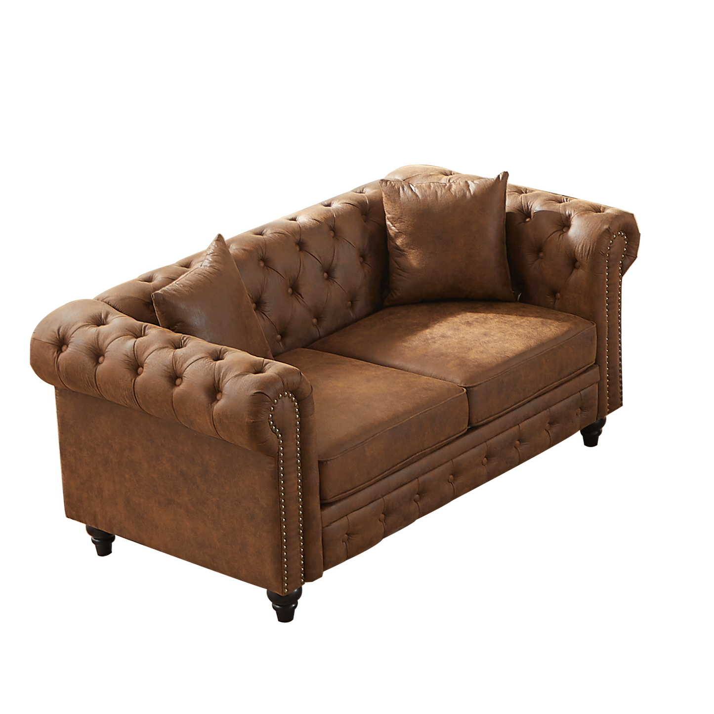 Contemporary Chesterfield Sofa and Tech Fabric