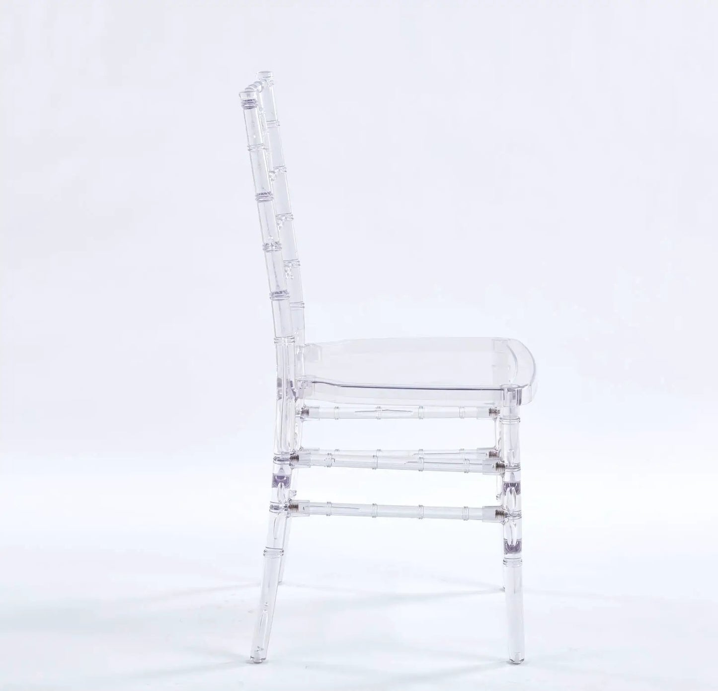 Transparent Plastic Dining Chairs Set of 4