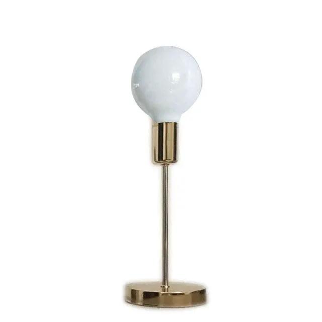 Golden Modern Bedside Lamp for Bedroom Decor Desk