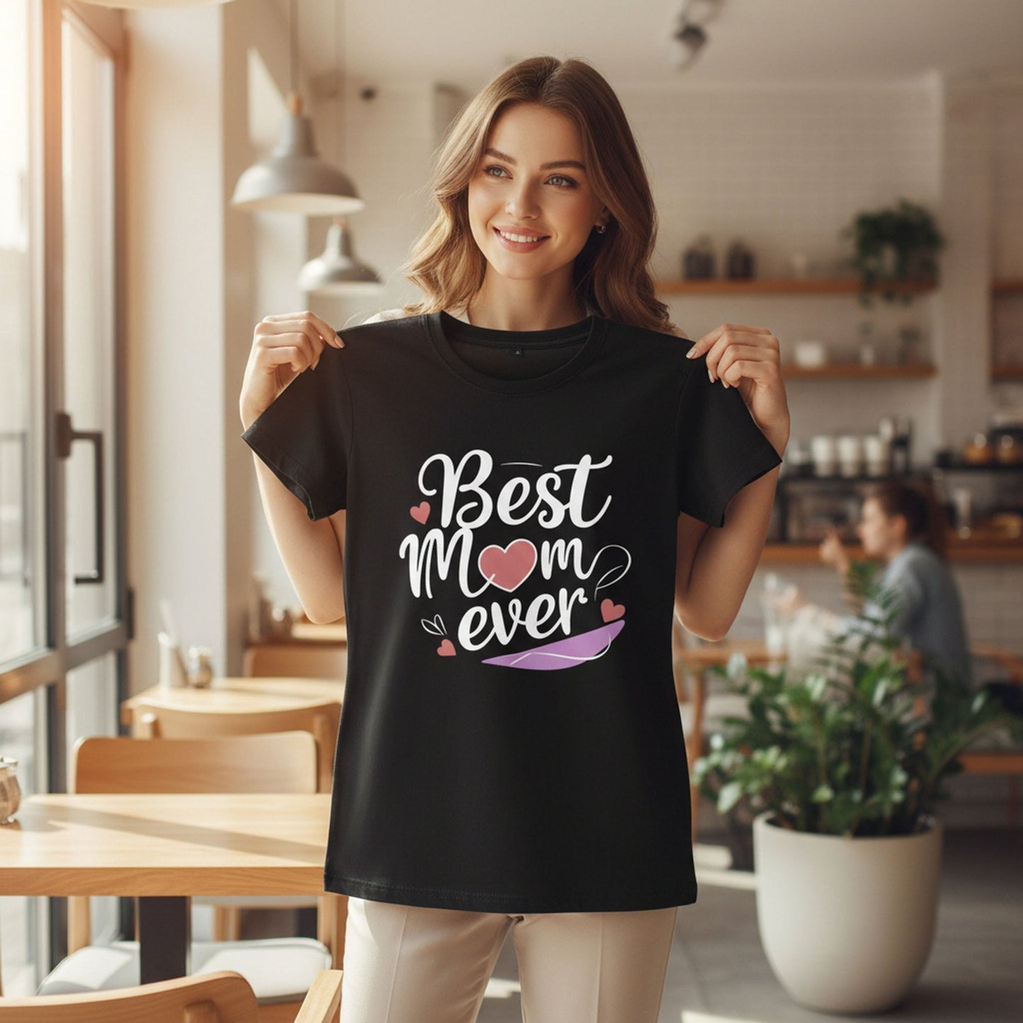 Best Mom Ever Cotton T Shirt for a Sweet Gift