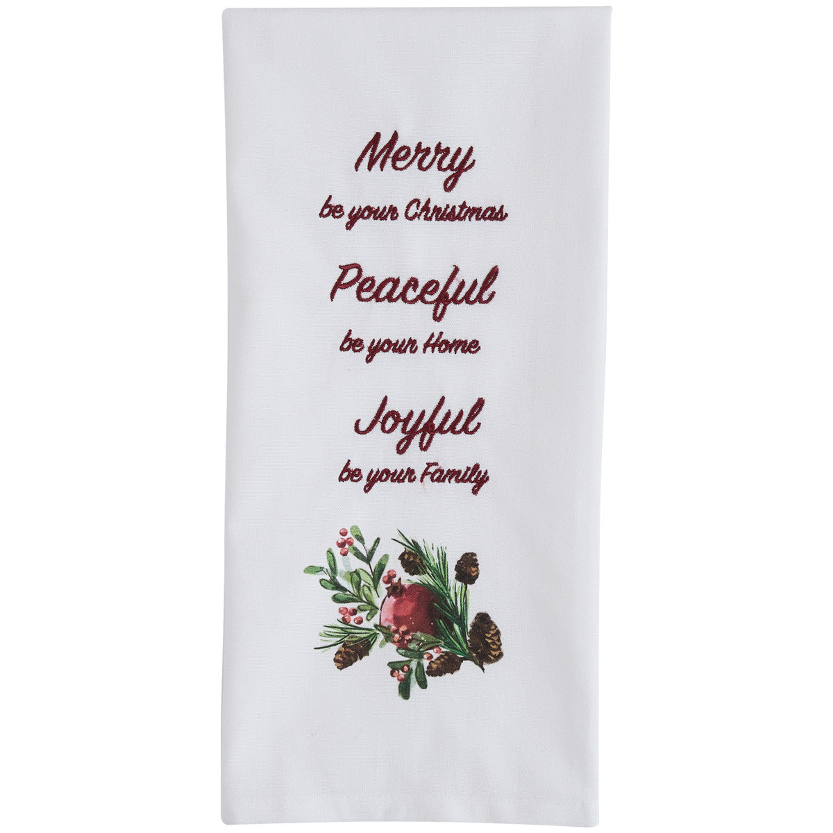 Pomegranate And Berries Dishtowel