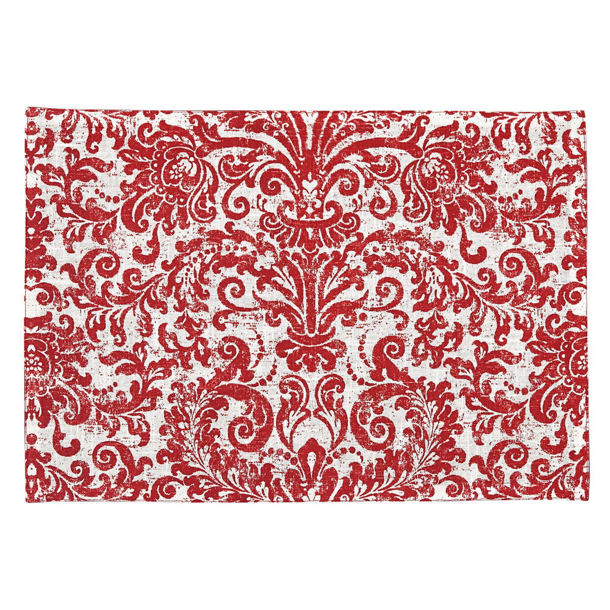 Albemarle placemat red damask pattern by Park Designs on Tampa Home & Garden Store