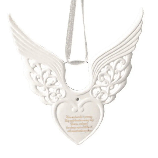 Wing Heart Memorial Ornament - Tampa Home & Garden Store