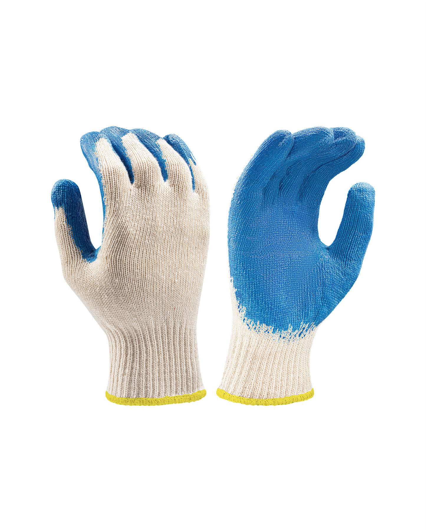Kiwi Latex Palm Coated String Knit Work Gloves