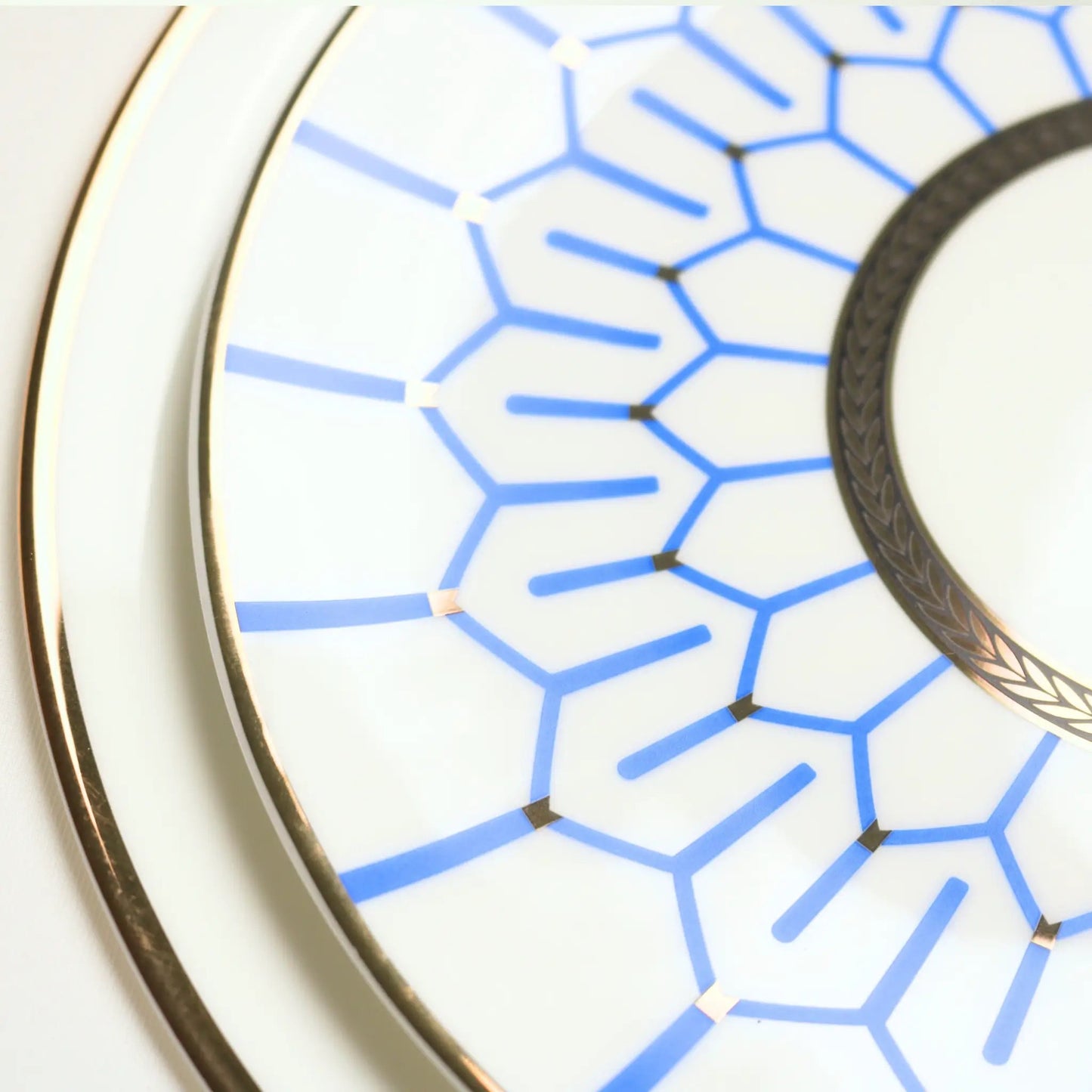 Blue Mosaic Accent Plate - Set of 4 - Tampa Home & Garden Store
