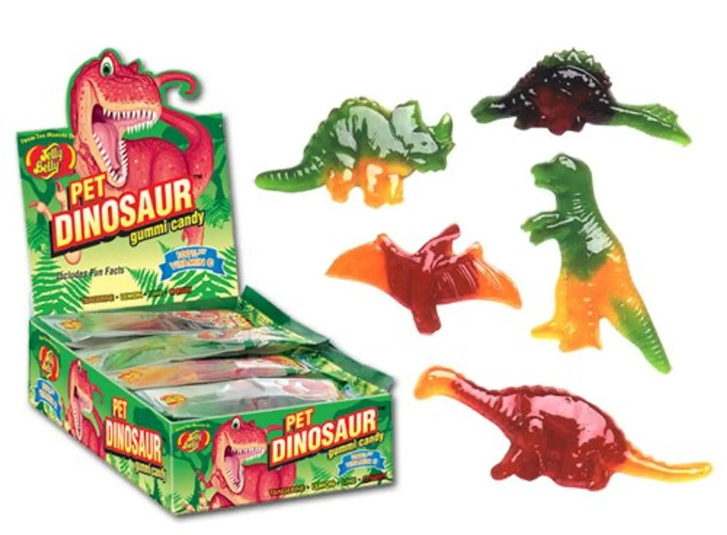 Gummi Pet Dinosaurs gummy candy with colorful dinosaur shapes by The Country Christmas Loft on Tampa Home & Garden Store