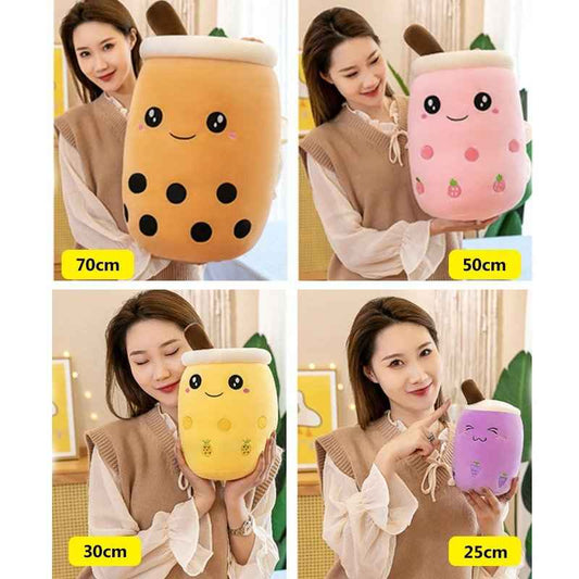 Adorable Boba Stuffed Animal and Desk Decor