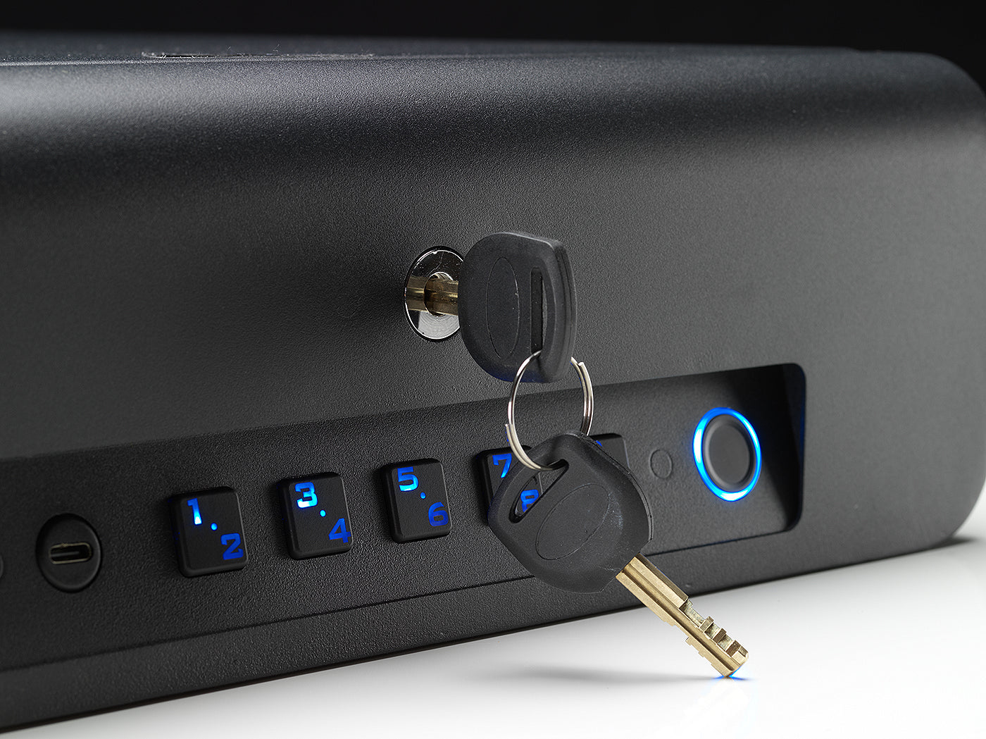 BoostedSafe Elite: Huella dactilar, llave y combinación digital