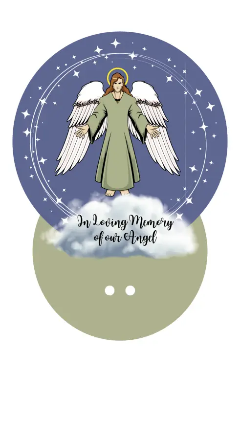 Bow Backer, Angel Bow Backer, wood sign, BB-W-0007, 13" wreath sign - Tampa Home & Garden Store
