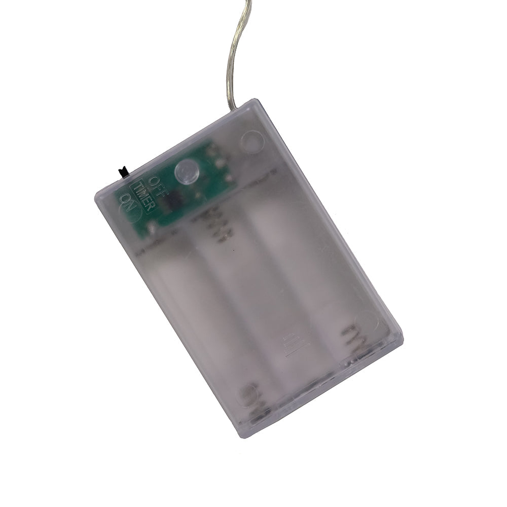 20-ct translucent cannabis leaf LED fairy lights battery pack on Tampa Home & Garden Store