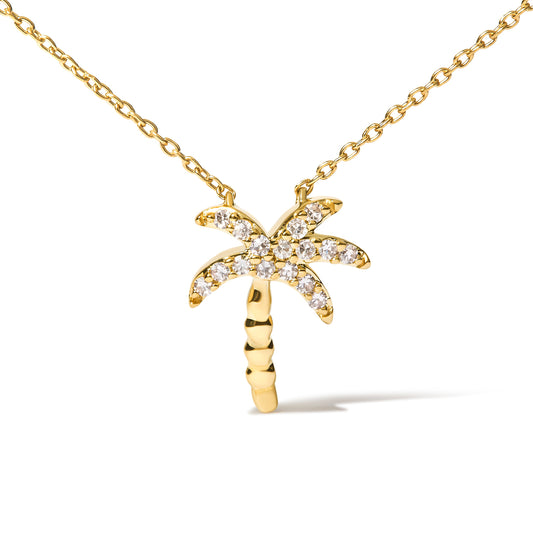 10K yellow gold butterfly pendant with pavé diamonds on a delicate chain necklace on Tampa Home & Garden Store