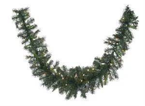 Prelit Catalina Spruce Swag Garland 6 ft green garland with lights on Tampa Home & Garden Store