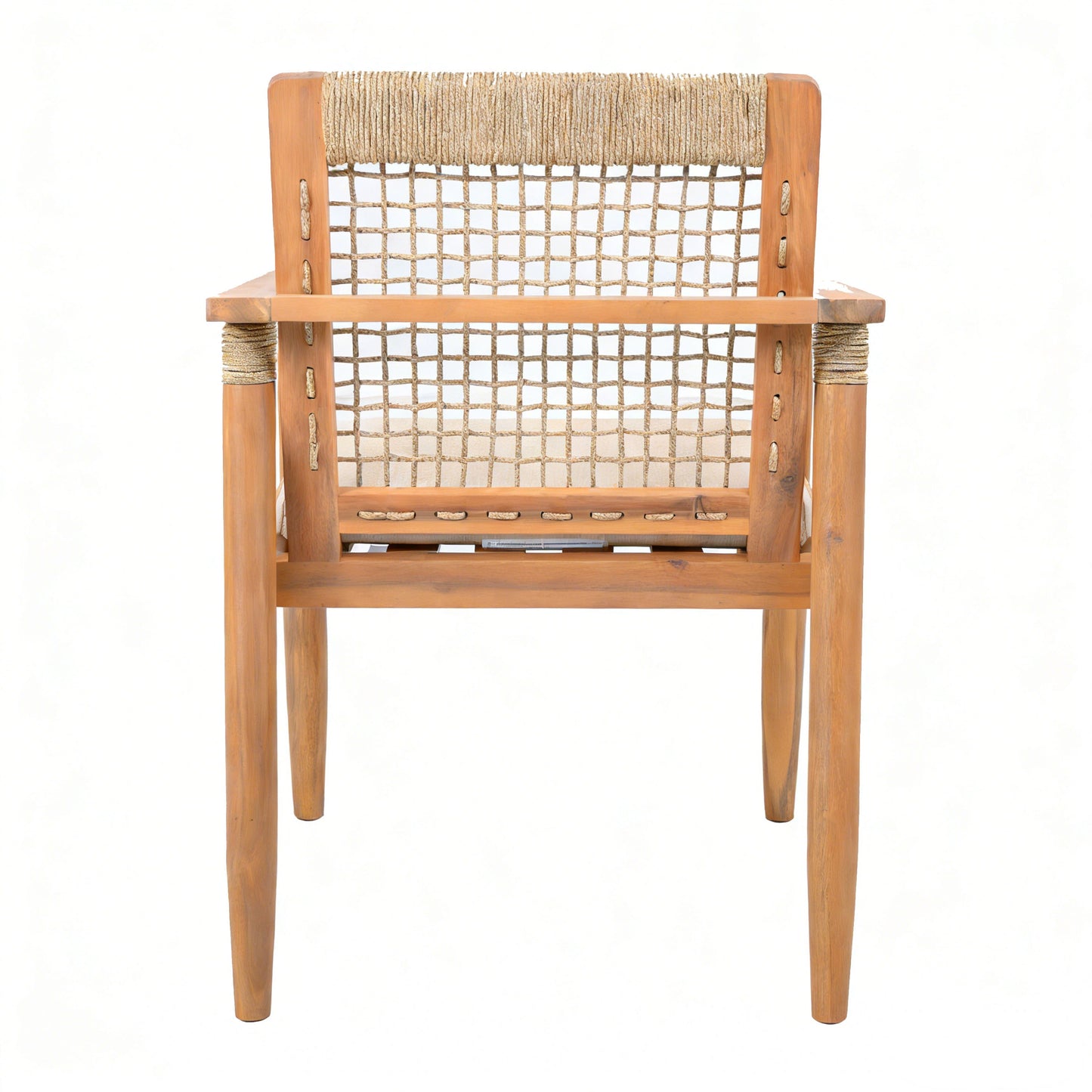 Acacia Wood Outdoor Dining Chairs Set of 2