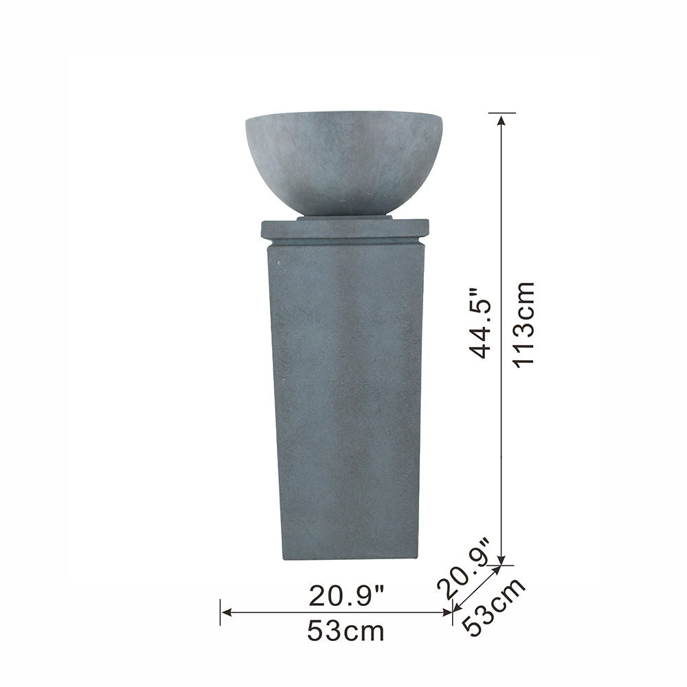 Zen Bowl Water Fountain and Relaxing Garden Decor