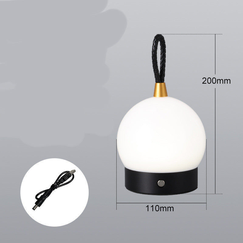 Night light wall fixture with frosted globe, black base, gold neck, braided cord 200mm tall on Tampa Home & Garden Store