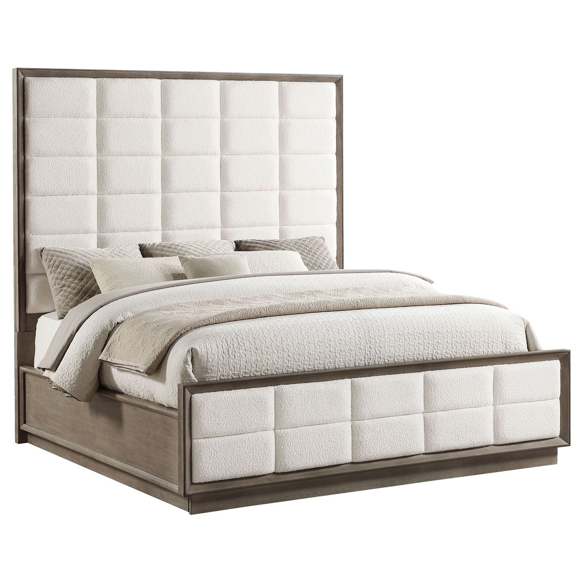 Prescott Luxurious Upholstered Tufted Bed