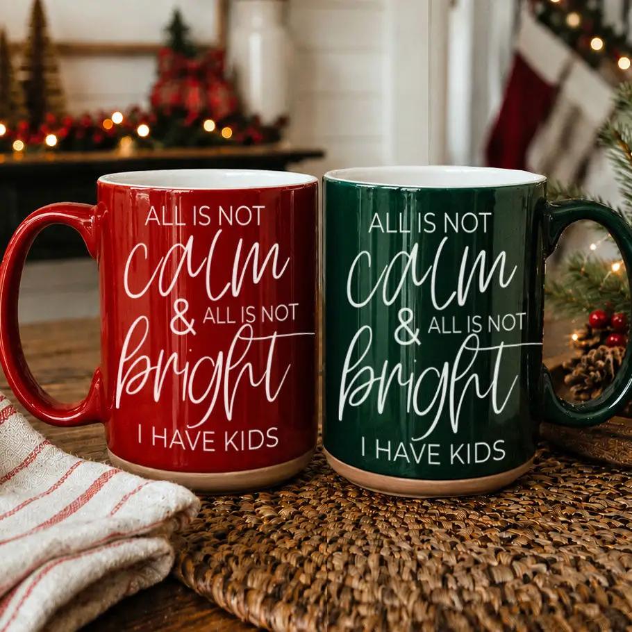 Christmas Ceramic Coffee Mug Double Sided Snark