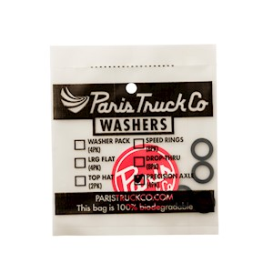 Paris Precision Axle Washers Black 4 Pack skateboard small parts by Paris Truck Co on Tampa Home & Garden Store