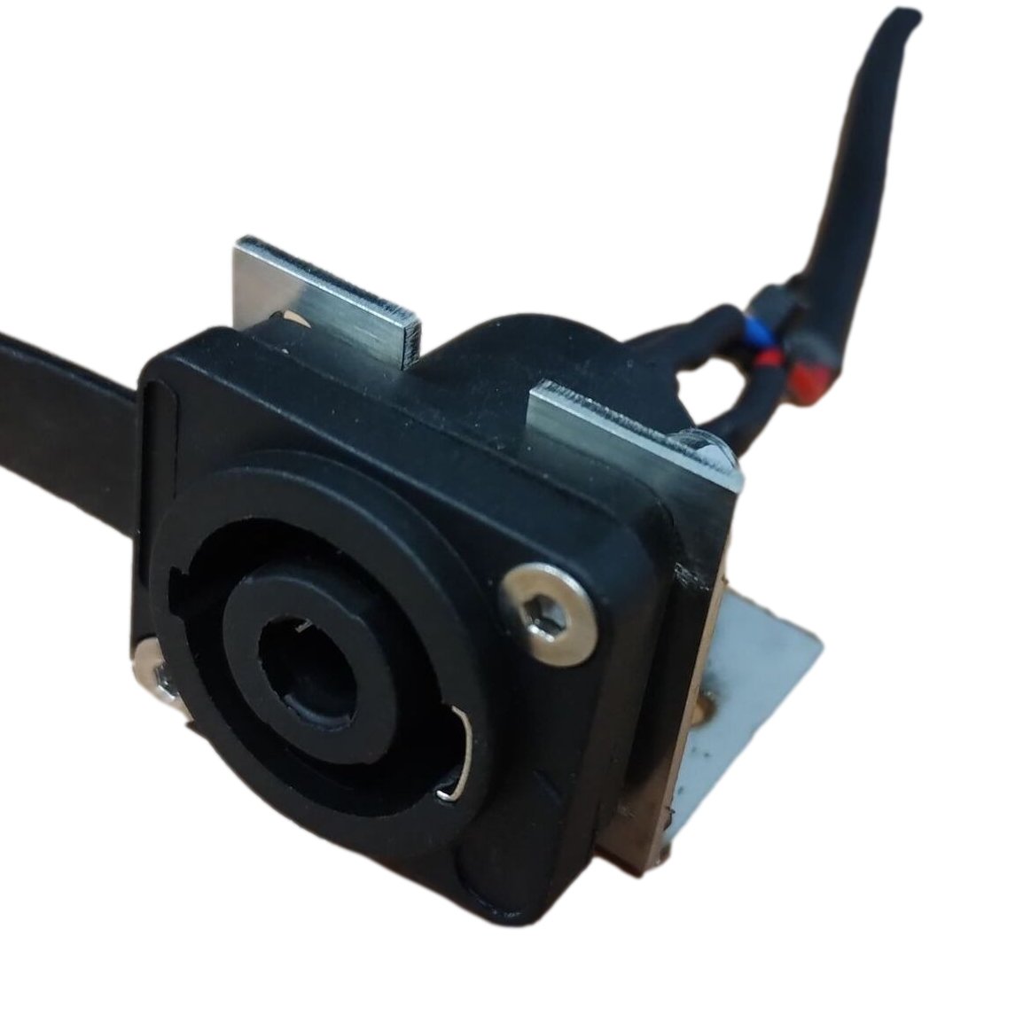 Carbon V2 winch extension plug mounting bracket black with silver tabs Carbon Offroad on Tampa Home & Garden Store