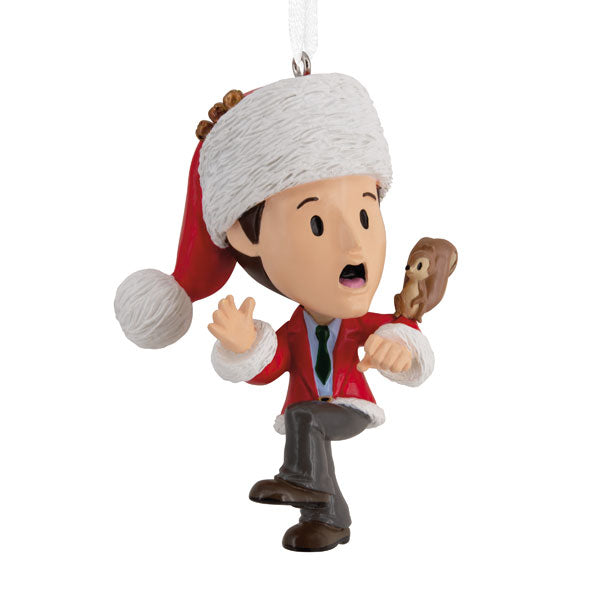 Clark Griswold Ornament, red Santa hat with squirrel - The Country Christmas Loft on Tampa Home & Garden Store