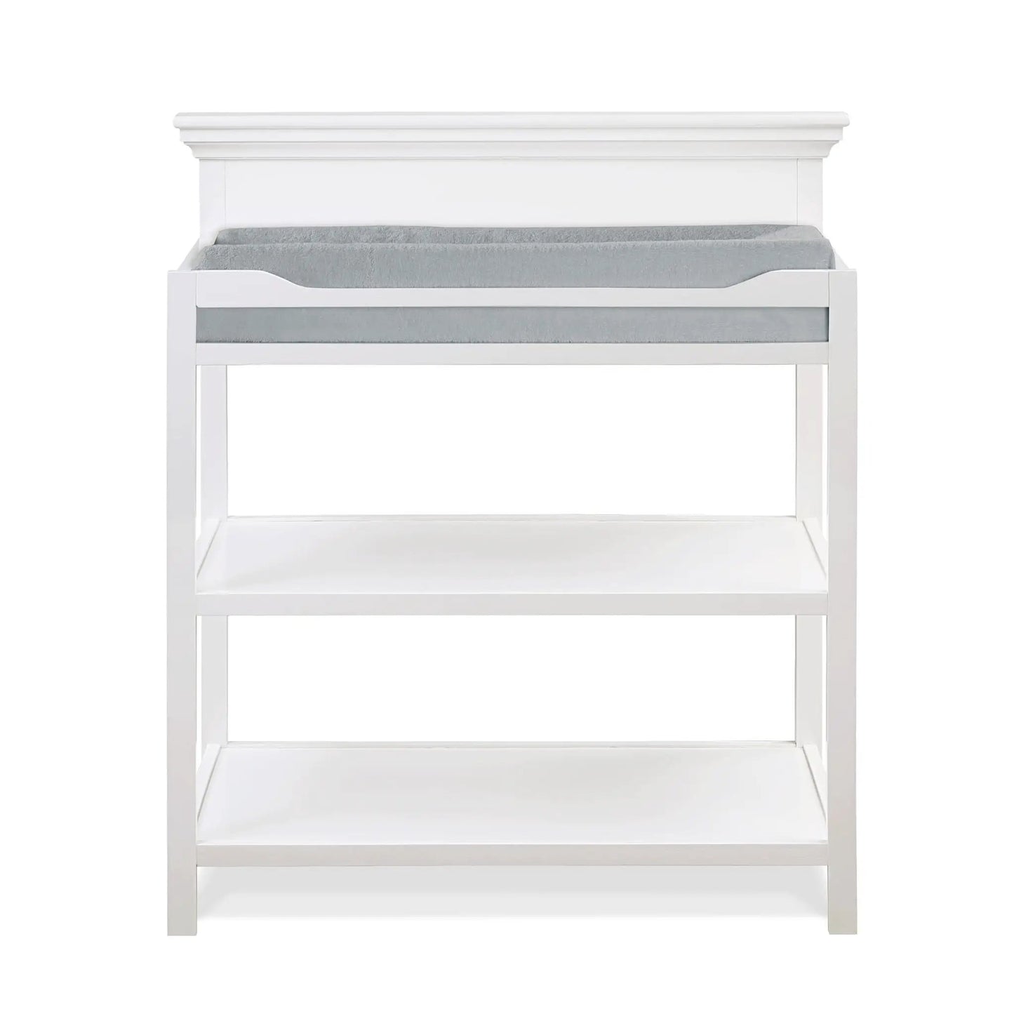 Universal Changing Table white wood with grey changing pad by Unique Piece Furniture on Tampa Home & Garden Store