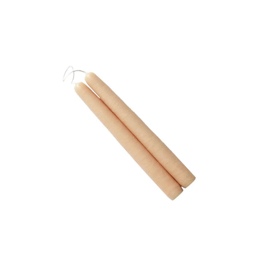 Mole Hollow Taper Candles Ivory 2-pack on Tampa Home & Garden Store