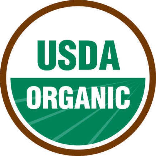 Organic Winter Rye Seeds with green USDA Organic logo on Tampa Home & Garden Store
