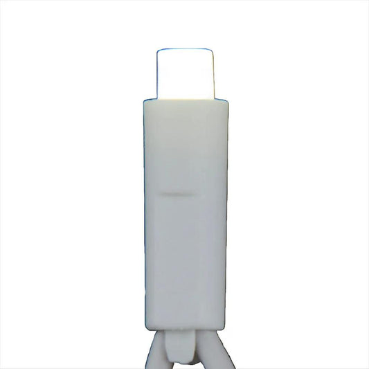 50-Light Pure White Frosted LED White Wire Light Set - Tampa Home & Garden Store