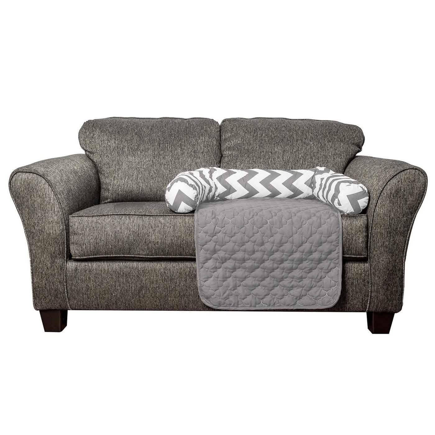 Chevron Reversible Quilted Pet Bed Chair Cover gray DailySale pet supplies assorted sizes on Tampa Home & Garden Store
