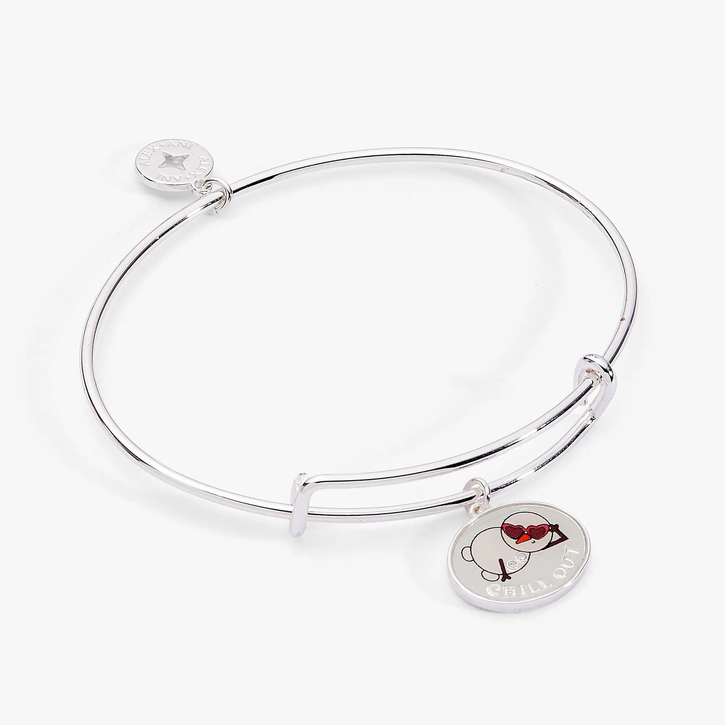 Seasonal Snowman Chill Out Charm Bangle Gift