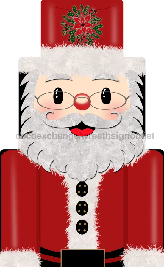 Christmas Sign, Santa Sign, wood sign, DECOE-W-358, 22" Door Hanger - Tampa Home & Garden Store