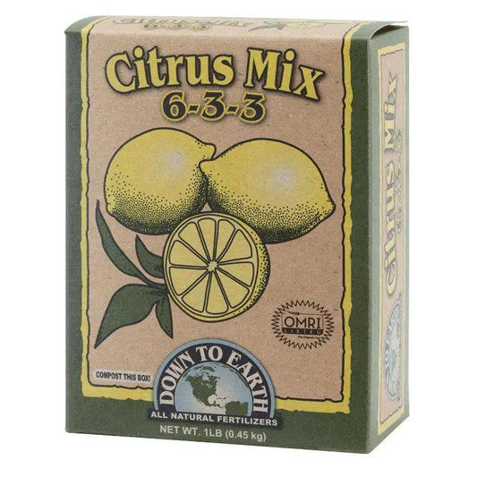 Citrus Mix Fertilizer 6-3-3 (1 lb box) - Tampa Home & Garden Store