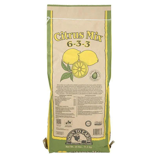 Citrus Mix Fertilizer 6-3-3 (25 lb Bag) - Tampa Home & Garden Store
