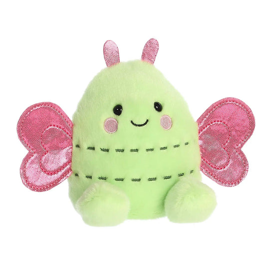 Zephyr Butterfly Palm Pal plush toy lime-green body with pink glitter wings stuffed animal on Tampa Home & Garden Store