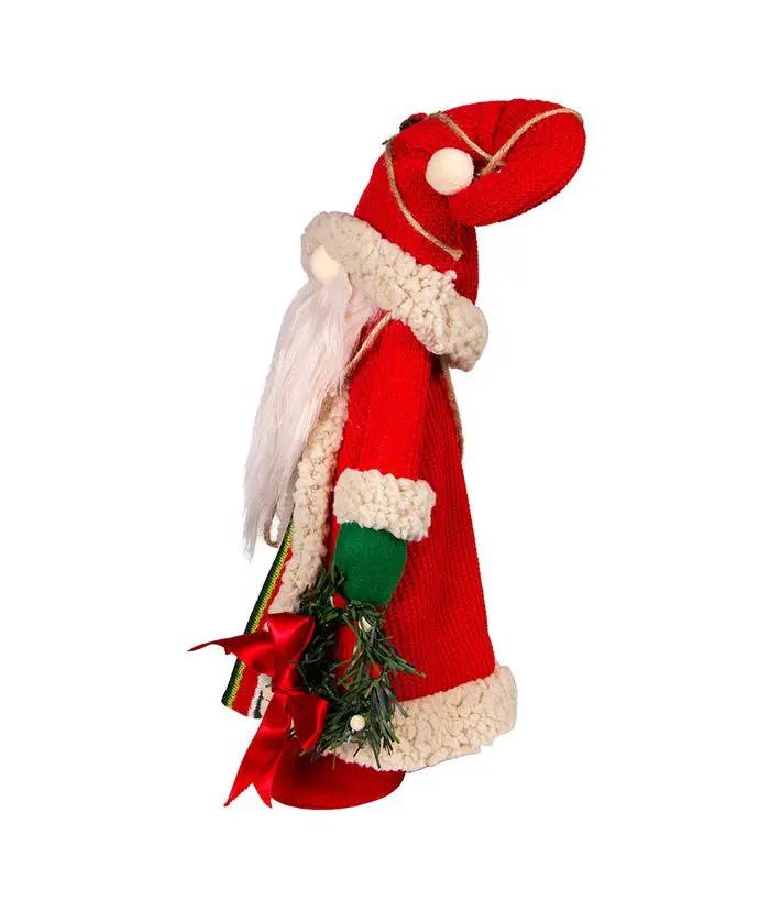 Standing Santa Gnome 17in red felt suit long white beard Country Christmas Loft on Tampa Home & Garden Store