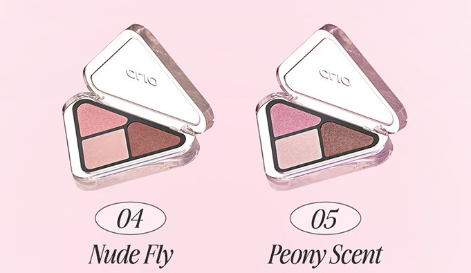 Two CLIO Essential Shadow Tap 1.5g eyeshadow palettes in Nude Fly and Peony Scent on Tampa Home & Garden Store